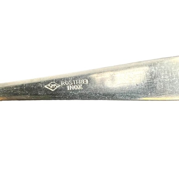 Vintage Rostfrei Inox Spreader Child's Knife Server Silver Metal Cutlery - Picture 3 of 3